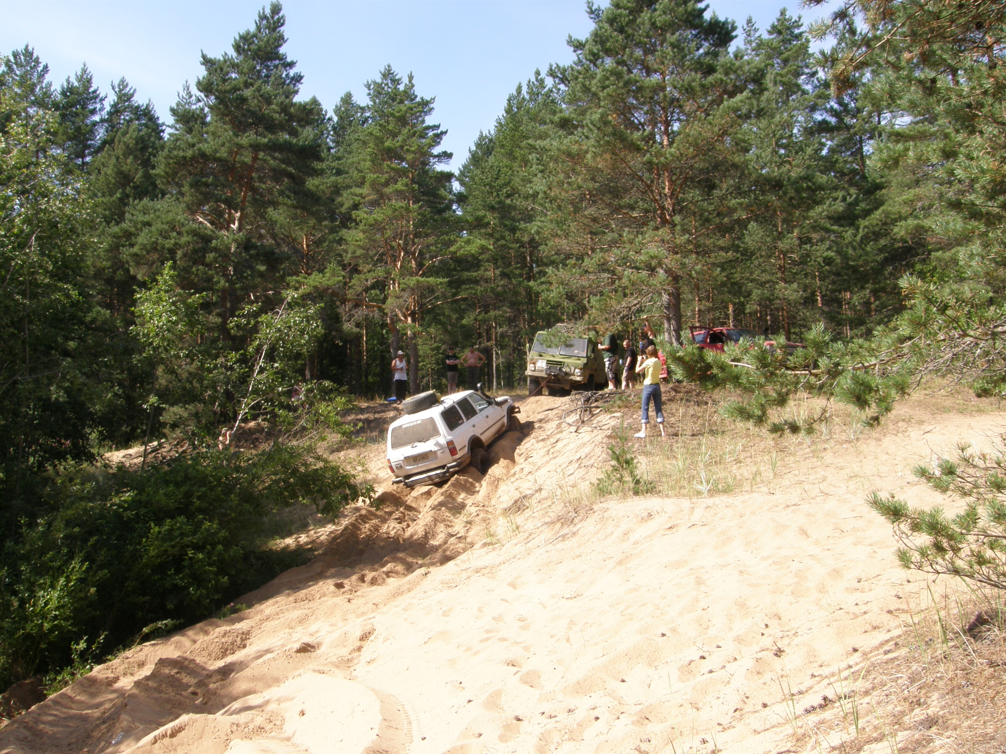 Kikkailua hiekassa