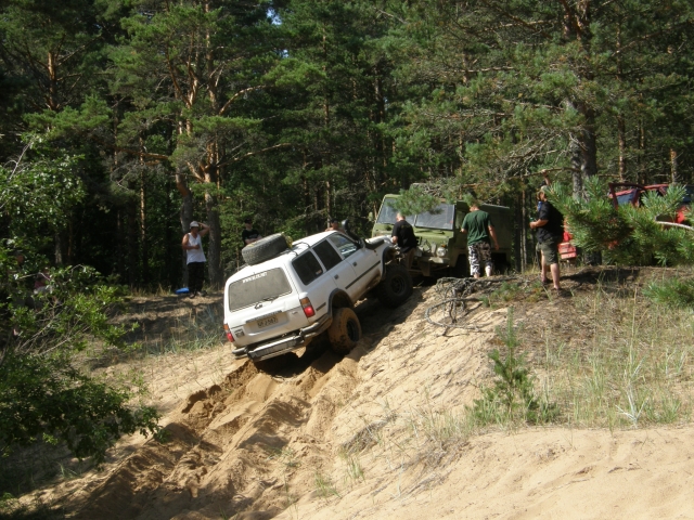 Kikkailua hiekassa