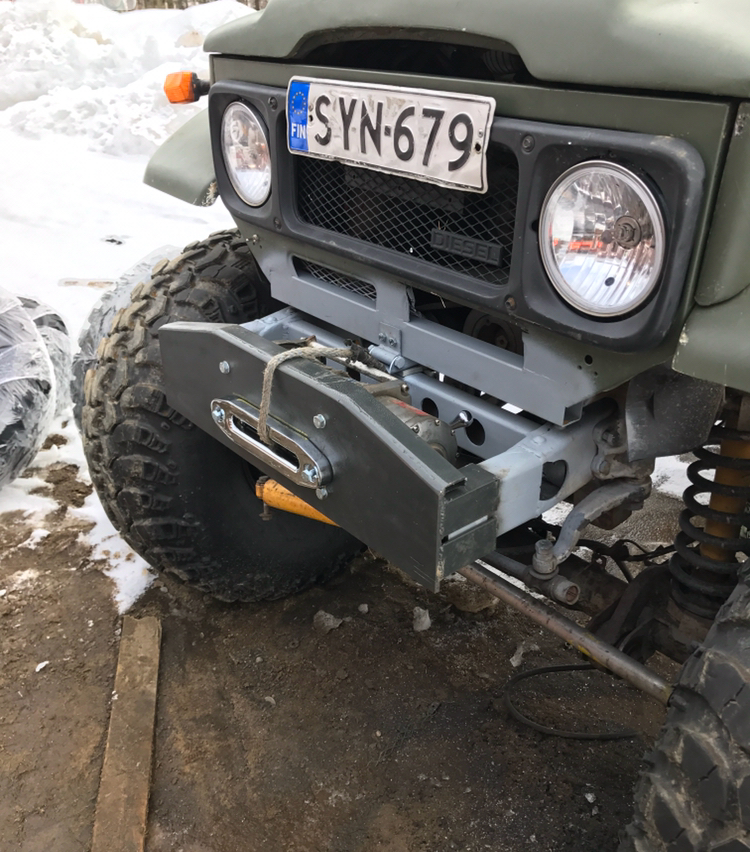 Vähän jo keulaa uudistettu
