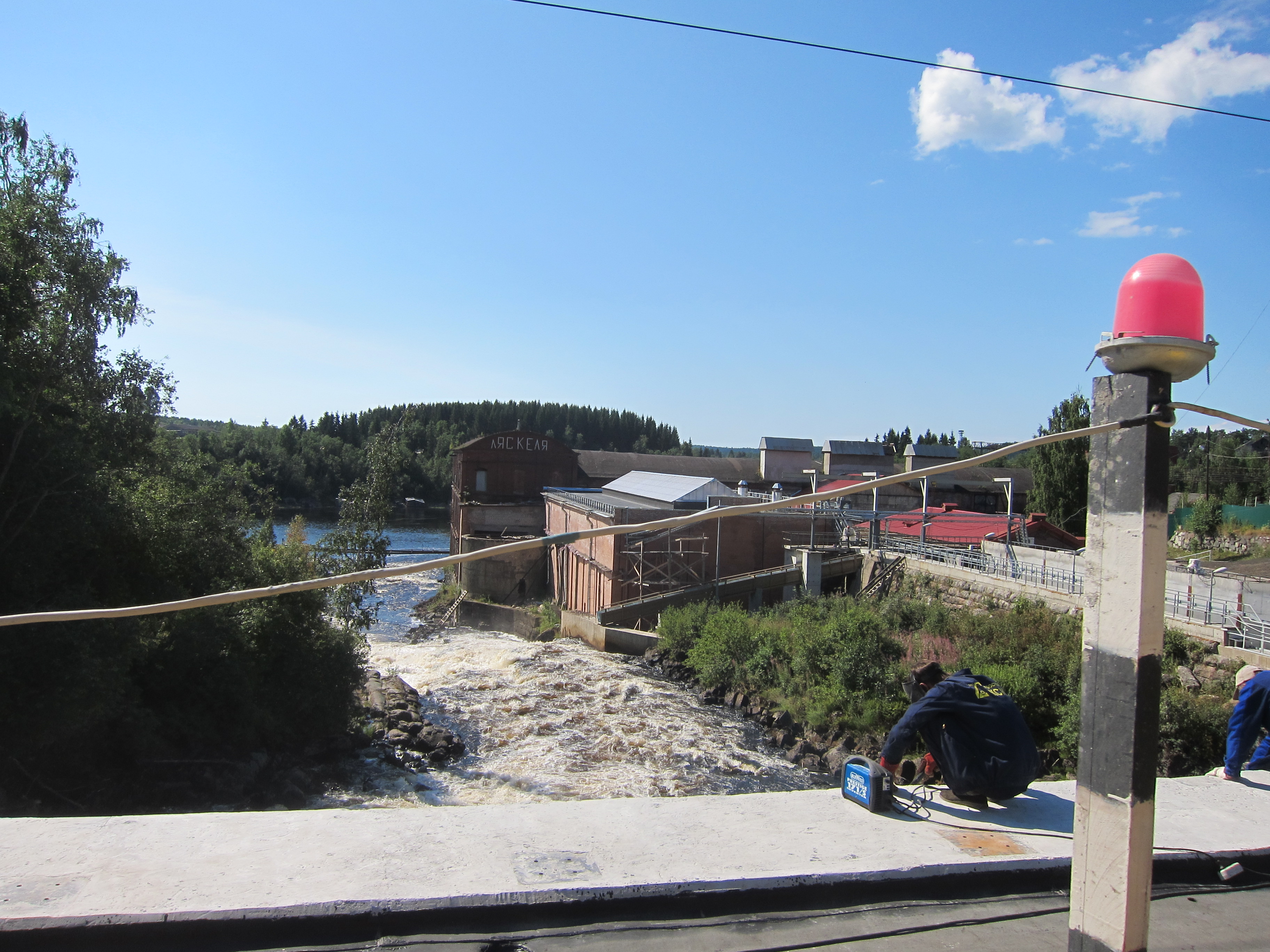 Läskelän sillalla
