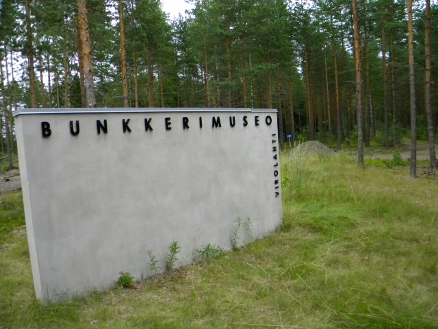 Bunkkerimuseo Vaalimaalla.